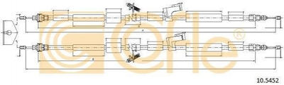 Трос ручника COFLE 105452 Ford Focus, Kuga 1501658, 1540884, 1707759