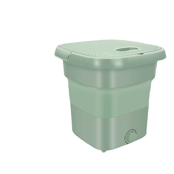 Складная стиральная машина мини ведро EF-0901 Зелёная 8 л