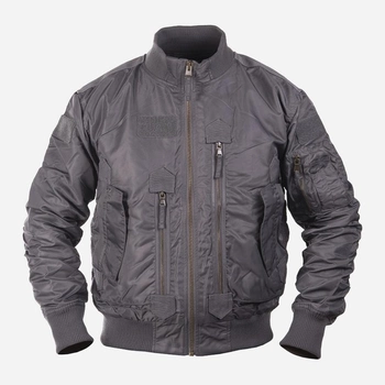 Куртка тактична чоловіча MIL-TEC US Tactical Flight Jacket 10404608 2XL 1332 Urban grey (2000980619146)