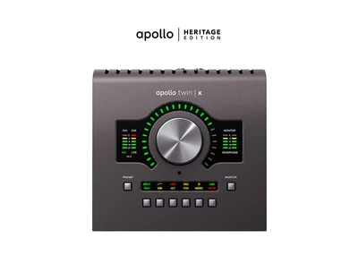 Аудіоінтерфейс UNIVERSAL AUDIO Apollo Twin X QUAD Heritage Edition (Desktop/Mac/Win/TB3) (230976)