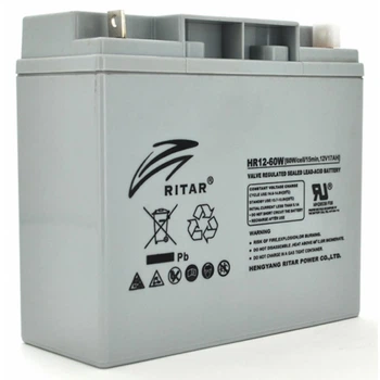 Аккумулятор мультигелевый Ritar HR1260W 12V 17 Ah AGM VRLA