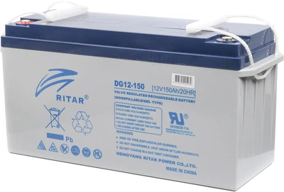 Аккумулятор гелевый Ritar DG12-150 12V 150 Ah GEL VRLA
