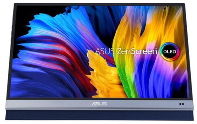 Монітор 15.6' Asus ZenScreen MQ16AH, Black, OLED, 1920x1080, 16:9, 1 мс, 360 кд/м², 100 000:1, USB-C x 2, Mini HDMI x 1