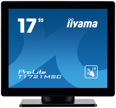 Монітор 17' Iiyama ProLite T1721MSC-B1, Black, LED, TN, 1280x1024, 5 мс, 5:4, 250 кд/м², 1000:1, 170°/160°, VGA/DVI, Vesa 100x100, 2 х 2 Вт