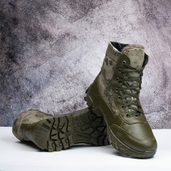 Демисезонные Берцы Тактические Ботинки Мужские Кожаные 36р (23 см) MBD-000041-RZ36