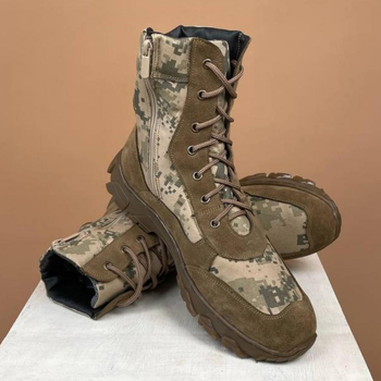 Демисезонные Берцы Тактические Ботинки Мужские Кожаные 46р (30,5 см) MBD-000001-RZ46