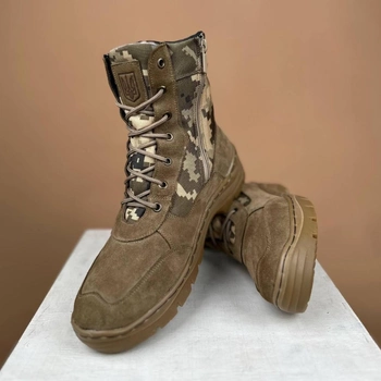 Демисезонные Берцы Тактические Ботинки Мужские Кожаные 49р (33 см) MBD-000073-RZ49