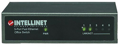 Комутатор Intellinet 5-Port Fast Ethernet Office Switch (0766623523301)