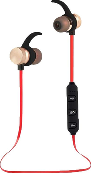 Słuchawki Esperanza EH186L Copper Czarny/Czerwony (5901299941324)