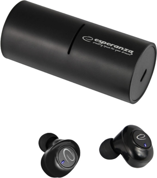 Навушники Esperanza TWS EH227K Earphones Laurel Black (5901299958308)