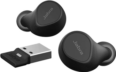 Навушники Jabra Evolve2 Buds USB-A MS Black (20797-999-999)