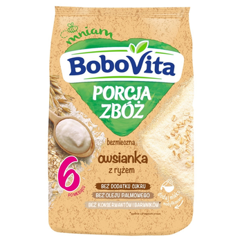 Безмолочна каша Bobovita вівсяно рисова 6міс (45608)