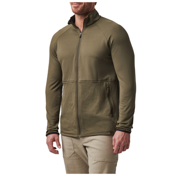 Куртка флісова 5.11 Tactical Stratos Full Zip RANGER GREEN XL (72244-186)