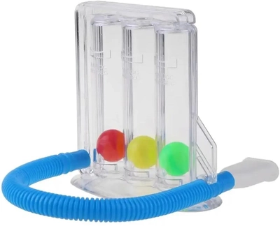 Дыхательный тренажер Supretto с 3 шариками (8442-0001)
