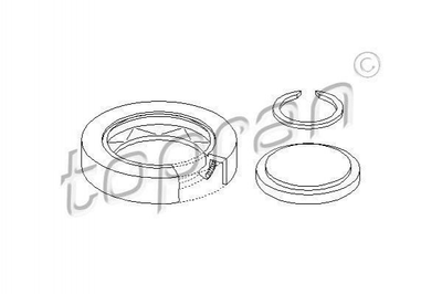 Сальники TOPRAN / HANS PRIES 100087 Volkswagen Golf, Bora, Caddy, Jetta, Passat, Vento, Polo; Skoda Octavia; Seat Cordoba, Leon, Toledo, Ibiza; Audi A3 020498085G