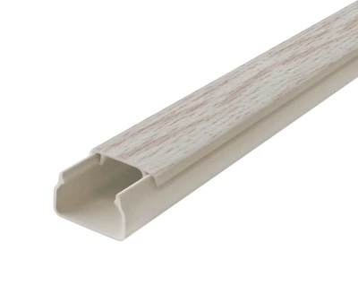 Кабель-канал (короб) 40х25mm L2000mm ПВХ альпийский дуб [123787-1C] OPTIMA ОМиС