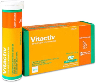 Дієтична добавка Teva Vitactiv 30 шипучих таблеток (8470001952233)