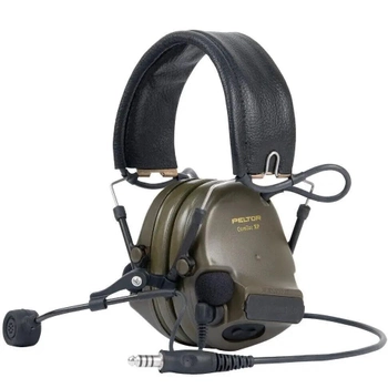 Активні навушники з мікрофоном 3M Peltor Comtac XPI Green та 1 аудіовиходом J11 NATO (MT20H682FB-86) (15253)