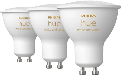 Inteligentna lampa Philips Hue GU10 5W 2200K-6500K Tunable white 3 szt. (8719514342804)