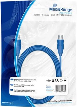 Kabel MediaRange USB Type A - USB Type B 3 m (MRCS145)