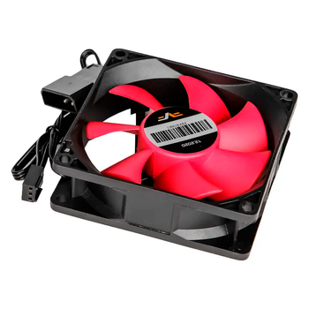 Корпусний вентилятор Frime (FRF80HB3) Black+Red 80x80x25 мм, 3pin+Molex