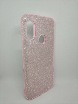 Чохол з блискітками Candy для Xiaomi Redmi 6 Pro Рожевий