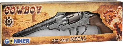 Револьвер Gonher Cowboy Metal (88/0) 8 патронів (8410982008802)