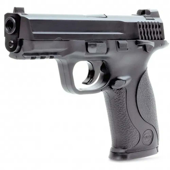 Дитячий страйкбольний пістолет Smith & Wesson M&P MP40 металевий з кульками Galaxy G51 Чорний