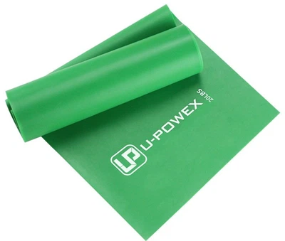 Лента-эспандер для фитнеса и реабилитации U-powex Fitness band 0.5 мм 9.1 кг Green (UP_1007_Green)