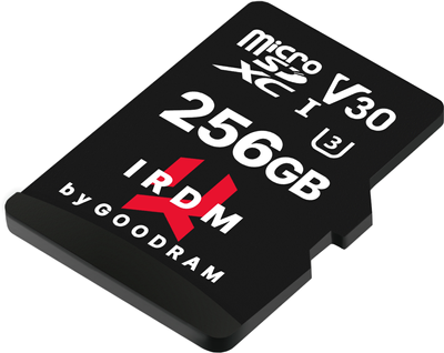 Карта пам'яті Goodram microSDXC 256GB IRDM UHS-I U3 V30 + SD-адаптер (IR-M3AA-2560R12)