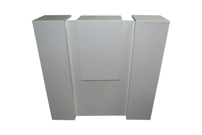 Ресепшн ТЕХНОмебель COLUMNS 1500x1200x620 мм Белый (25110)