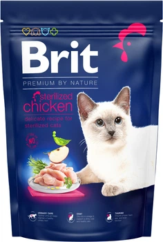 Сухий корм для кішок Brit Premium by Nature Cat Sterilised Chicken для стерилізованих з куркою