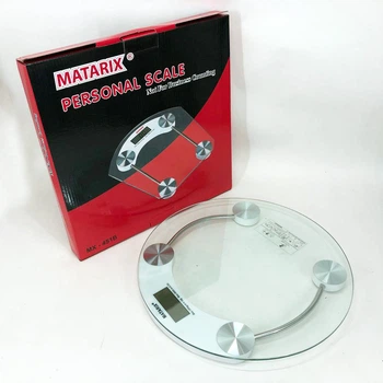 Весы напольные электронные MATARIX MX-451A 180 кг круглые для взвешивания людей