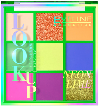 Палетка тіней для повік Eveline Cosmetics Look Up Neon Lime 10.8 г (5903416037934)
