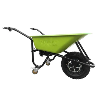 Аккумуляторная тачка Zipper ZI-EWB500LI грузоподъемность 150 кг мощный Li-Ion аккумулятор до 5 часов работы (ZI-EWB500LI)