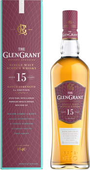Виски Glen Grant 15 лет выдержки 0.7 л 50% в подарочной упаковке (5024576000191)