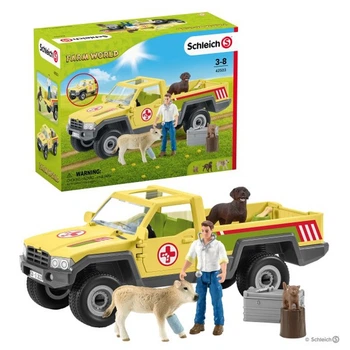 Пікап ветеринара для візиту на ферму Schleich 42503
