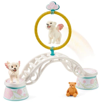 Набір Тренування для чарівних левенят на арці та гойдалці Schleich 42524