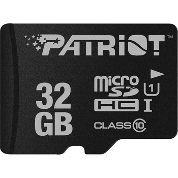 Карта пам'яті Patriot MicroSDHC 32GB UHS-I Class 10 LX (PSF32GMDC10)