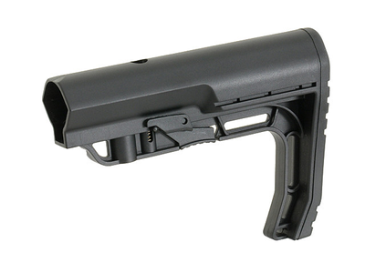 Минималистичный приклад винтовочный AR/M4 - Black [BD] (для страйкбола)