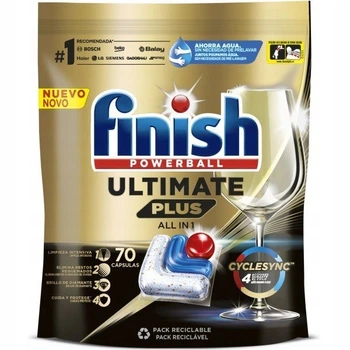 Капсули для миття посуду в посудомийних машинах FINISHULTIMATE PLUS 70шт
