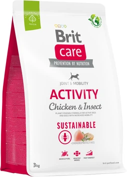 Корм для собак з підвищеною активністю Brit Care Dog Sustainable Activity з куркою та комахами