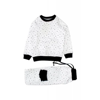 Пижама белая Little stars MISHKA 1504 Размер 116