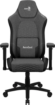Крісло для геймерів Aerocool CROWN AeroWeave Ash Black (CROWN_AW_Ash_Black)