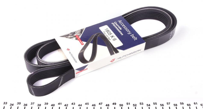 Ремень приводной HUTCHINSON 1805 K 6 Ford Scorpio; Opel Frontera, Astra, Vectra, Zafira, Omega; Renault Laguna, Kaleos; Jeep WRANGLER I (YJ, SJ_); Nissan X-Trail 11720JG30B, 1340616, 1340626