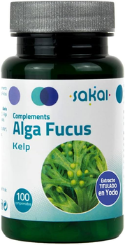 Дієтична добавка Sakai Alga Fucus 500 мг 100 таблеток (8423245280037)