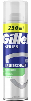 Pianka do golenia Gillette Series Sensitive Aloe Vera Foam 250 ml (7702018620395)