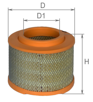 Фильтр воздушный с сеткой Alpha Filter FORD MAZDA TOYOTA 1449296, 5149318, WE0113Z40, WE0113Z409A, 178010C010, 178010C01000 (AF0088)