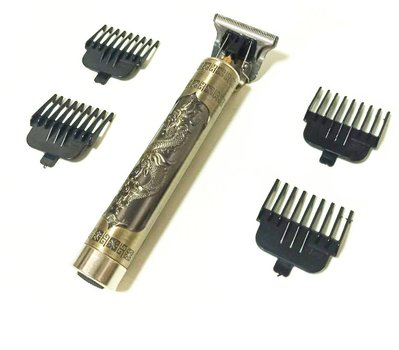 Машинка-тример для стрижки та окантовки волосся VINTAGE T9 8081 gold