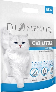 Наповнювач котячий Diamentiq Cat litter Нейтральний силіконовий не злипається 3.8 л (PL) (5901443121350)